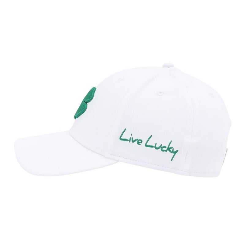 Black Clover Premium Clover 16 Flex Cap, White/Green, S/M - Image 3